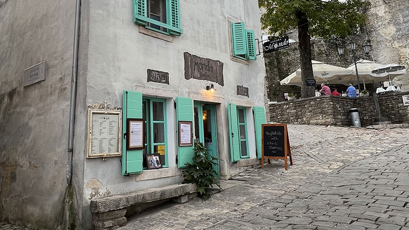 Motovun city center and ancient walls